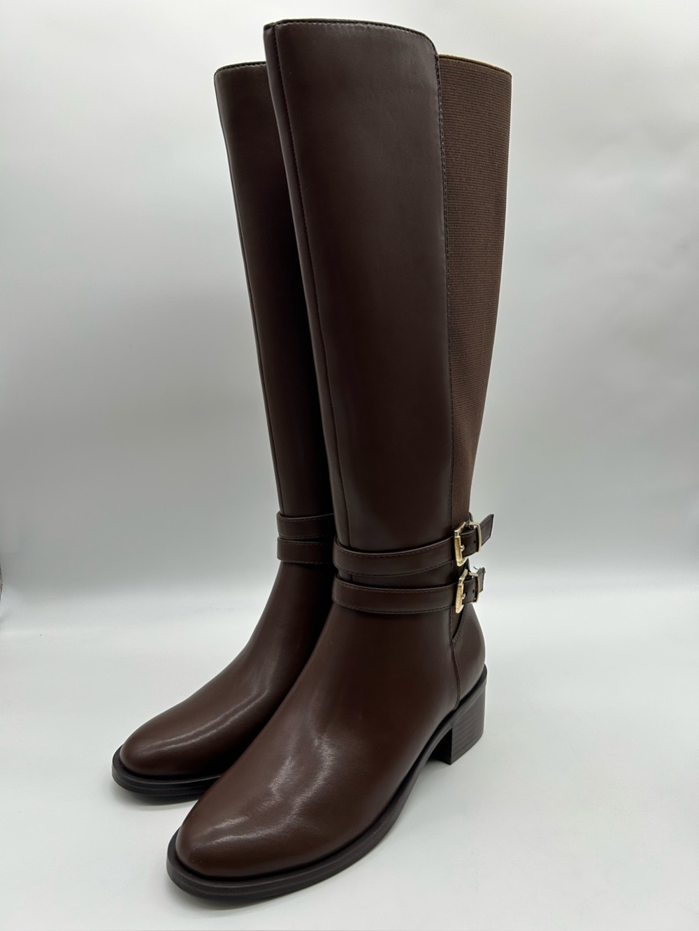 Unisa Waylee-J Brown Knee High Riding Boots Side Zipper Women’s Size 6.5M NWB - Picture 5 of 12